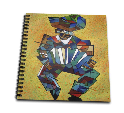 3dRose The Accordion Player-Accordion, Blue, Concertina, Cubism, Latin America, Melodeon, Squeezebox-Mini Notepad, 4 by 4" (db_46760_3) 3dRose The Accordion Player-Accordion, Blue, Concertina, Cubism, Latin America, Melodeon, Squeezebox-Mini Notepad, 4 by 4" (db_46760_3)