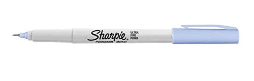 SHARPIE Permanent Marker, Single Marker, Sky Blue (Ultra-Fine)