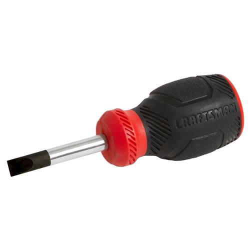 CRAFTSMAN Screwdriver, Slotted, Bi-Material, 1/4 X 1.5 (CMHT65058)