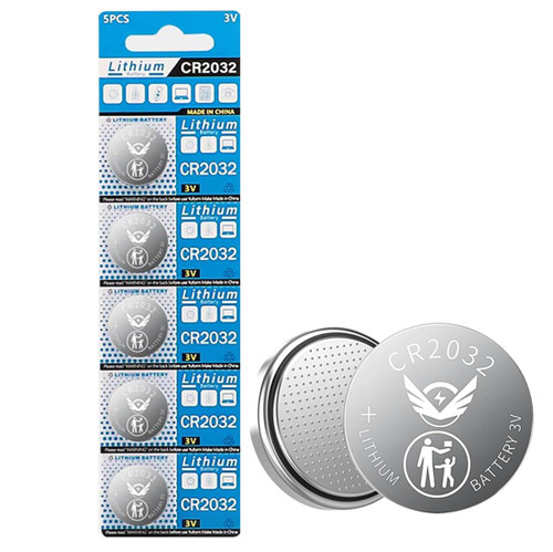 TXY CR2032 Battery 3 Volt Coin & Button Cell Long-Lasting & High Capacity CR2032 Lithium Batteries (Pack of 5)