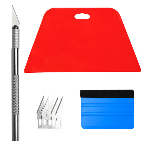 Oxdigi Wallpaper Smoothing Kit With Felt Squeegee For Peel and Stick Wallpaper, Contact Paper, Window Film, Vinyl Flooring and Backsplash Tile