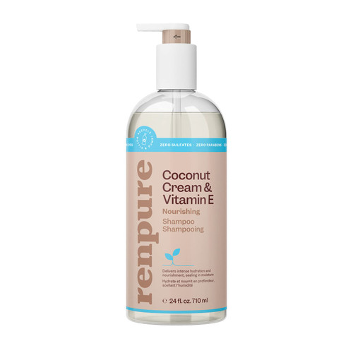 RENPURE Coconut Cream Nourishing Shampoo, 24oz RENPURE Coconut Cream Nourishing Shampoo, 24oz