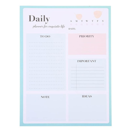 Daily Planner To Do List Notepad?Daily Planner To Do List Planner Tearable Note Pad Office Planner Notepad Daily Schedule Notepad for Work Office Home