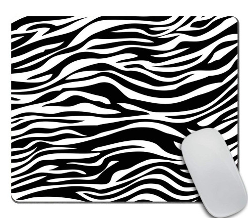 Amcove Gaming Mouse Pad Custom Design, Stripe Animals Jungle Tiger Zebra Fur Texture Mouse pad 9.5 X 7.9 Inch (240mmX200mmX3mm)