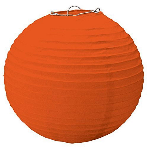 Amscan Lanterns, 15 1/2 inches, orange