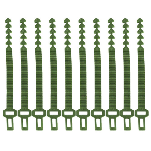 Saycker 10 PCS Tree Stake Support Bands, Flexible Plant Ties Adjustable Interlock Tree Straps Heavy Duty Tree and Plant Supports Stakes for Staking Plants Shrub Ties