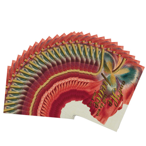 Dicksons He Will Be in Our Peace Floral 3 x 2 Paper Itty Bitty Bookmark Pack of 24