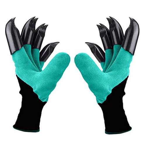Nizivdy Garden Gloves with Claws for Planting, Gardening tools for Digging, Weeding Tools Gardeners Claw, Garden Glove Claws Best Gift for Women