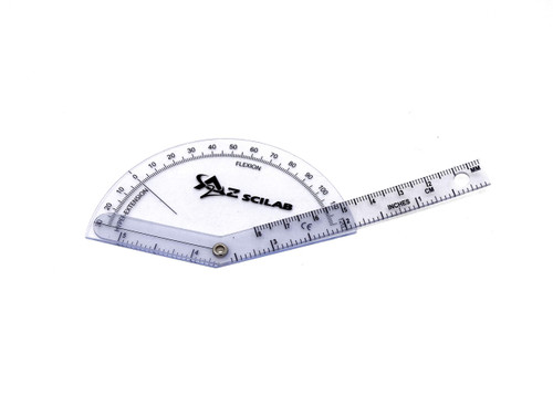 A2ZSCILAB Plastic 6" Finger Goniometer ISOM Physical Therapy Angle Protractor Ruler