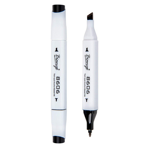 Bianyo Classic Series Alcohol-Based Dual Tip Art Markers?Single, Any one of 72 Colors