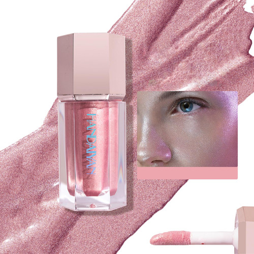 Liquid Highlighter Waterproof Moisturizing Shimmer Glow Body Luminizer Long Lasting Pearl Cream Highlighter Liquid Contour Stick Makeup Glitter Body Face Highlighters & Luminizers (04# Mermaid Pink) Liquid Highlighter Waterproof Moisturizing Shimmer Glow Body Luminizer Long Lasting Pearl Cream Highlighter Liquid Contour Stick Makeup Glitter Body Face Highlighters & Luminizers (04# Mermaid Pink)