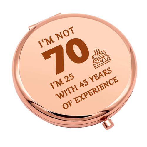 70th Birthday Gifts for Woman Happy 70th Birthday Gift for Her 70 Years Old Gift for Wife Aunt Friend Compact Makeup Mirror for Grandma Mom 70th Birthday Ideas Folding Makeup Mirror 70th Birthday Gifts for Woman Happy 70th Birthday Gift for Her 70 Years Old Gift for Wife Aunt Friend Compact Makeup Mirror for Grandma Mom 70th Birthday Ideas Folding Makeup Mirror