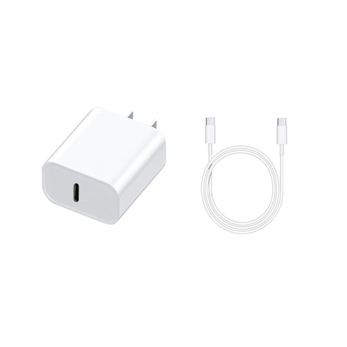 iPhone Charger, OthoKing USB C Charger, 20W USB Fast Wall Charger, Type C Charger Block for iPhone 15/15 Pro/15 Pro Max/iPad/AirPods/Google Pixel/Samsung Galaxy and More (5ft USB-C Cable Included)