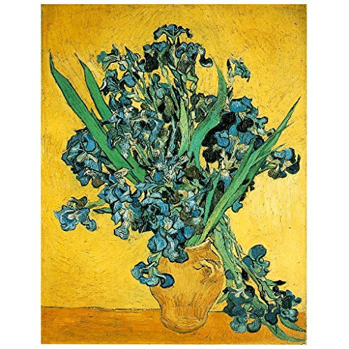 Vincent van Gogh Irises Deco Fridge Magnet, 1890 Fine Art Repro