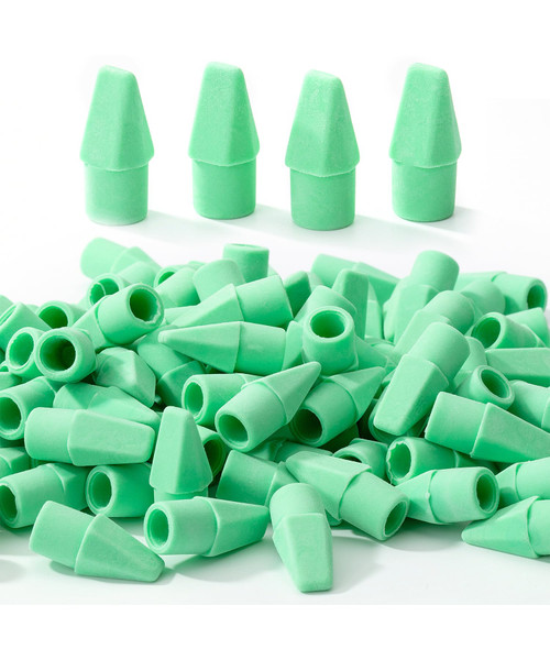Mr. Pen- Pencil Erasers Toppers, 120 Pack, Green, Erasers for Pencils, Pencil Top Erasers, Pencil Eraser, Eraser Pencil, Pencil Cap Erasers, Eraser Caps, Eraser Tops, Pencil Topper Erasers