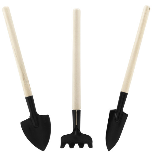 Waziaqoc 3Pcs Mini Gardening Tools, Hand Shovel for Gardening Spade Shovel Rake for House and Indoor Plants