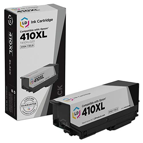 LD Remanufactured Ink Cartridge Replacement for Epson 410XL T410XL020 High Yield (Black) LD Remanufactured Ink Cartridge Replacement for Epson 410XL T410XL020 High Yield (Black)