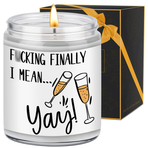 Fairy's Gift Finally Engaged, Finally Married - Congratulation Wedding Gifts for Bride and Groom, Newly Engaged Friend - Funny Getting Married Gifts, Couple Engagement Gifts - Wedding Candles Fairy's Gift Finally Engaged, Finally Married - Congratulation Wedding Gifts for Bride and Groom, Newly Engaged Friend - Funny Getting Married Gifts, Couple Engagement Gifts - Wedding Candles
