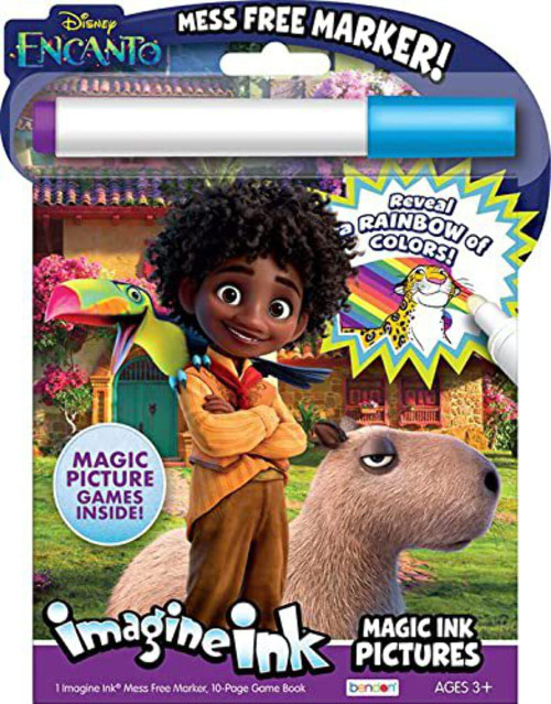 Bendon Encanto Imagine Ink Magic Ink Pictures and Game Book with Mess Free Marker
