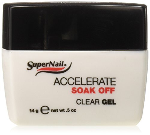 Supernail Accelerate Clear Nail Gel, 0.5 Fluid Ounce Supernail Accelerate Clear Nail Gel, 0.5 Fluid Ounce