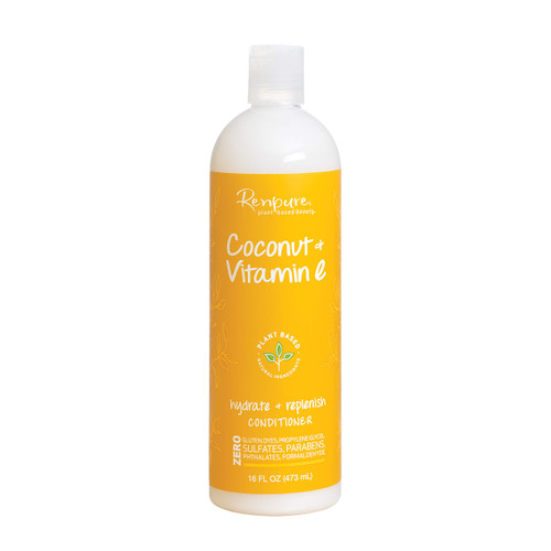 Renpure Plant-Based Beauty Coconut & Vitamin E Hydrate + Replenish Conditioner, 16 Fluid Ounce Renpure Plant-Based Beauty Coconut & Vitamin E Hydrate + Replenish Conditioner, 16 Fluid Ounce