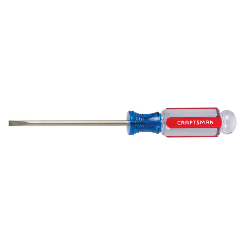 CRAFTSMAN Screwdriver, 3/16 in x 4 in Cabinet Slotted, Acetate Handle (CMHT65022)