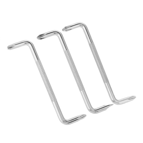 Angled Screwdriver, Right Angle Screwdriver,3Pcs Offset Screwdriver Set Right Angle Screw Driver, 90 Degree Screwdriver Bent Low Screwdriver