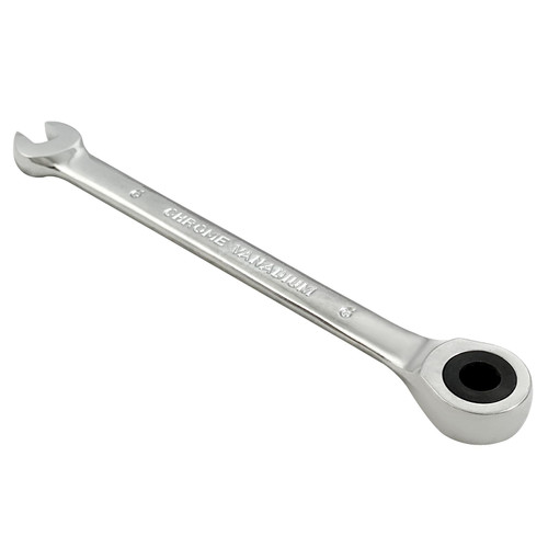 Jiozermi 6mm Ratcheting Combination Wrench, 72 Teeth Metric Ratcheting Wrench SAE 12 Point Ratchet Box Ended Spanner Tools