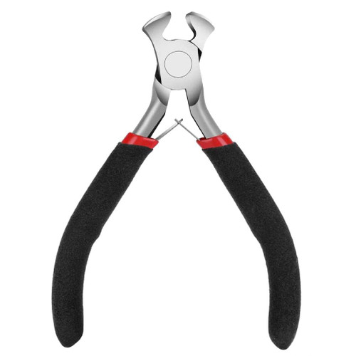 4.5'' Pliers End Cutting Pliers Nail Puller Tool End-Nippers For Zipper Install Stop Repair Kit Jewelry Making End-nippers Convenient End Cutting Pliers Carpenters Pincers 4.5'' Mini Pliers