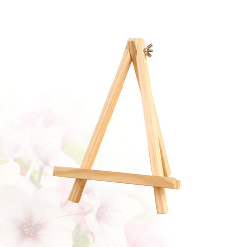 VILLCASE 1pc Paint Display Stand Painting Easel Stand A- Frame Artist Easel A- Frame Easel Wood Tripod Easel Display Easels Tabletop Wood Display Art Easel Wooden a Frame Child Solid Wood