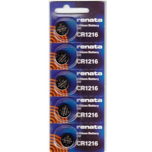 CR1216 Renata Watch Batteries 5Pcs