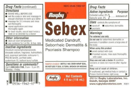 Sebex medicated dandruff Seborrheic Dermatitis & Psoriasis shampoo 4oz Sebex medicated dandruff Seborrheic Dermatitis & Psoriasis shampoo 4oz