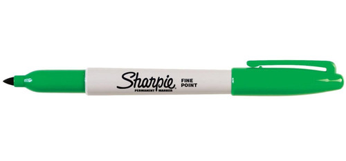 Sharpie Fine Point Permanent Marker (Single) Green