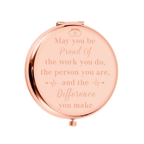 XPENMULBOJA Nurse Week Gift Nurse Appreciation Mirror for Nursing Student Graduation Gift for Nurse Practitioner Registered Nurse New Nurse Pocket Makeup Mirror Birthday Gifts XPENMULBOJA Nurse Week Gift Nurse Appreciation Mirror for Nursing Student Graduation Gift for Nurse Practitioner Registered Nurse New Nurse Pocket Makeup Mirror Birthday Gifts