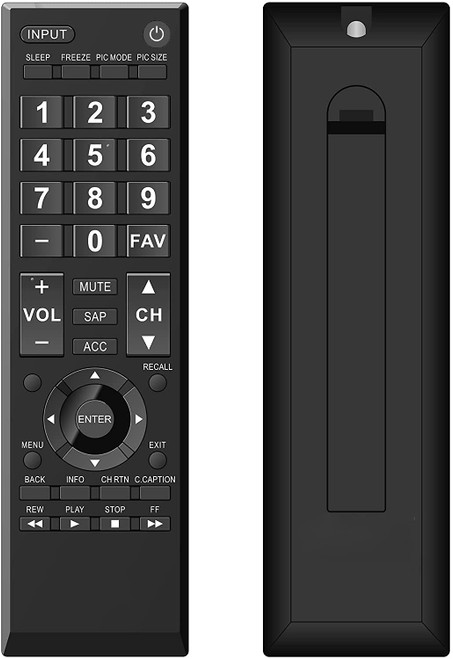 Universal Remote Control Replacement for All Toshiba TV LCD LED HDTV Smart TVs