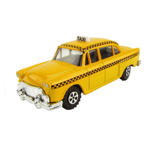 IIV Treasure Gurus Miniature NYC Checker Taxi Cab Die Cast Pencil Sharpener IIV Treasure Gurus Miniature NYC Checker Taxi Cab Die Cast Pencil Sharpener
