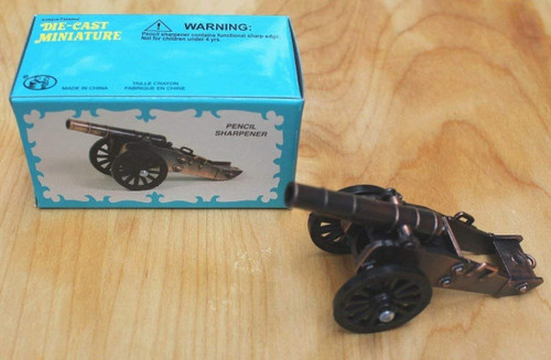Revolutionary War Cannon Die Cast Pencil Sharpener