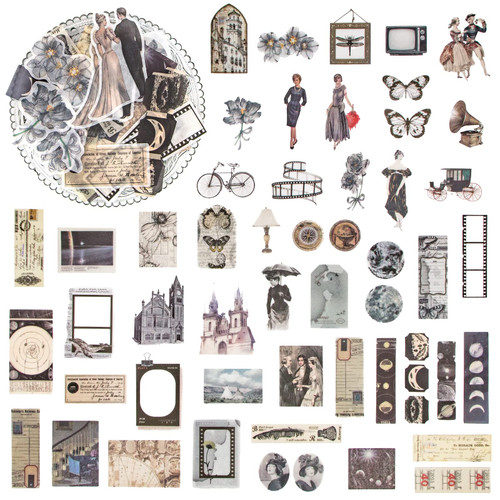 Aromoty Vintage Scrapbook Washi Stickers,100 Pcs Aesthetic Ephemera Scrapbooking Supplies Stationary Junk Journal for Bullet Journals,Daily Planner,DIY Craft Notebook,Cottagecore Decor Gifts Aromoty Vintage Scrapbook Washi Stickers,100 Pcs Aesthetic Ephemera Scrapbooking Supplies Stationary Junk Journal for Bullet Journals,Daily Planner,DIY Craft Notebook,Cottagecore Decor Gifts