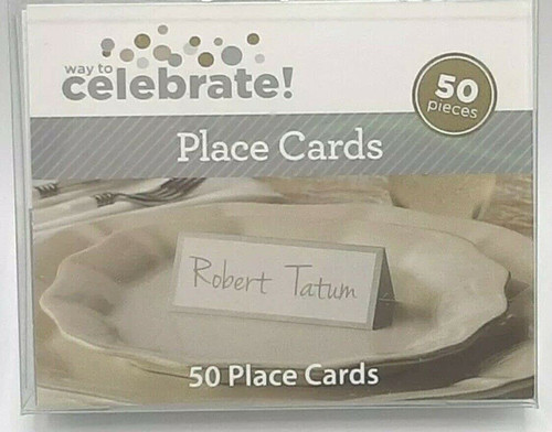 Gartner Studios Place Card, Ivory/Gold