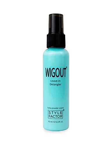 Style Factor Wigout Leave in Detangler Baby Powder Scent 2.3 oz
