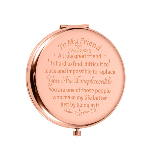 FANICE EOS Christmas Stocking Stuffers for Best Friends Friendship Gifts Women Female Friends Birthday Valentines Galentines Compact Mirror Sister Bestie BFF Long Distance Friendship Graduation Gifts