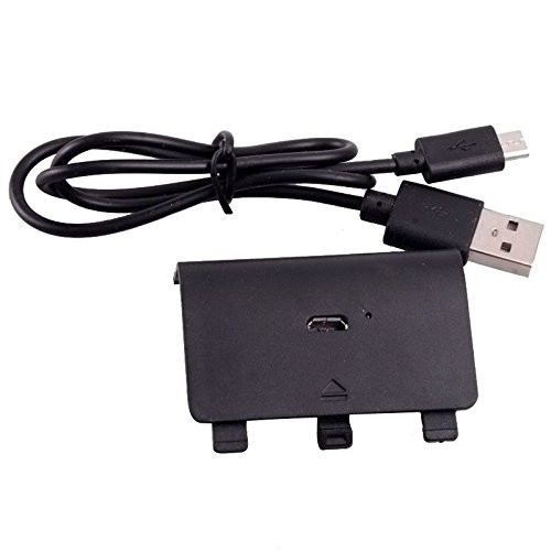 OSTENT Rechargeable Battery Pack and USB Charger Cord Compatible for Microsoft Xbox One Controller
