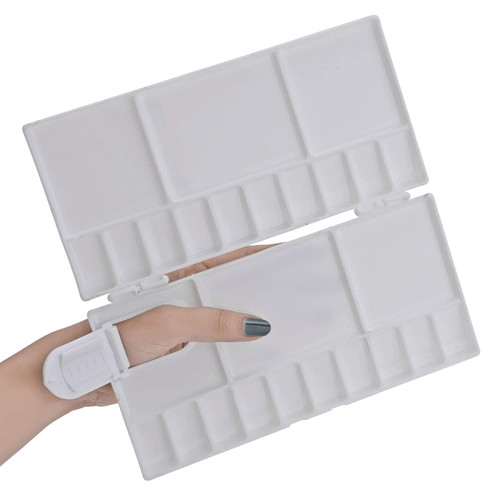 Vivanta Pack of 2 Paint Pallet Tray, Painting Pallete, 25 Compartments Color Mixing Pallete/Paint Trays for Kids, Plastic Palette, Paint Pallets for Kids, Paint Tray, Paint Palette, Painting Supplies Vivanta Pack of 2 Paint Pallet Tray, Painting Pallete, 25 Compartments Color Mixing Pallete/Paint Trays for Kids, Plastic Palette, Paint Pallets for Kids, Paint Tray, Paint Palette, Painting Supplies