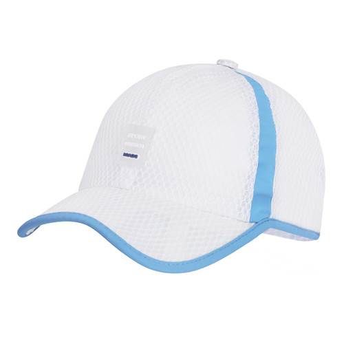 Mesh Baseball Cap for Kids, Breathable Golf Hat Trucker Hat Ponytail Net Cap Summer Outdoor Sun Protection Sun Visor Hat White