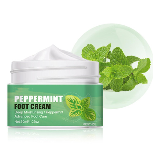 Rosarden Foot Cream for Dry Cracked Feet, Peppermint Foot Lotion for Dry Cracked Feet Repair, Moisturizing Heel Cream for Dry Cracked Heels, Effectively Severe Dry Cracked Feet Treatment, 1.02Oz Rosarden Foot Cream for Dry Cracked Feet, Peppermint Foot Lotion for Dry Cracked Feet Repair, Moisturizing Heel Cream for Dry Cracked Heels, Effectively Severe Dry Cracked Feet Treatment, 1.02Oz