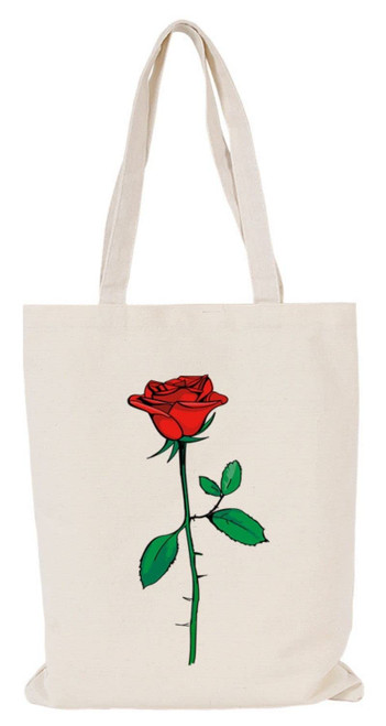Reusable Grocery Shopping Bags Cute Canvas Tote Bag Aesthetic Floral Botanical Tote Bag for Women Shopping