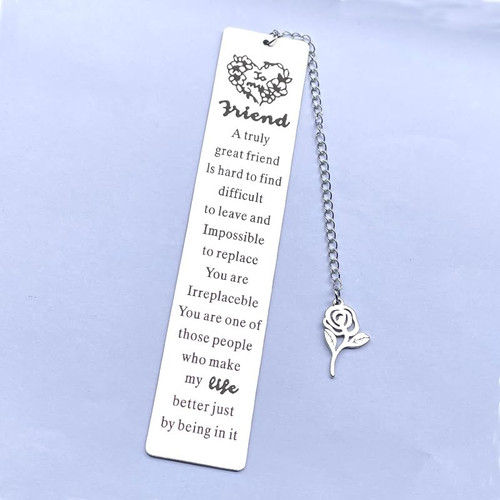 Best Friend BFF Gifts Bookmarks for Women Men a Truly Great Friend is Hard to find Bookmark for Best Friends Friendship Gifts Bookmarker for Bestie Gifts for Women Girls
