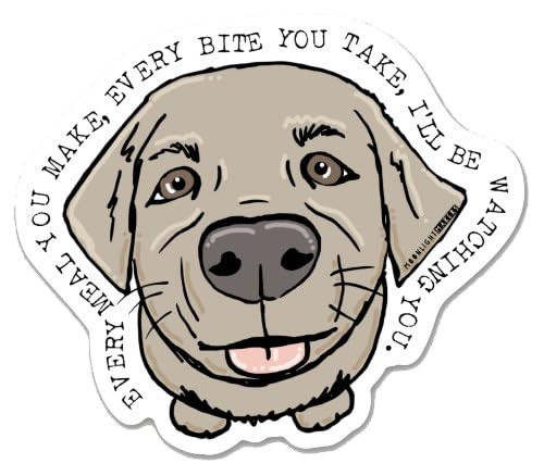 Funny Die Cut Bumper Stickers, Car Art, Bike Vinyl, Weatherproof (Every Meal You Make, Every Bite You Take, I'll Be Watching You)