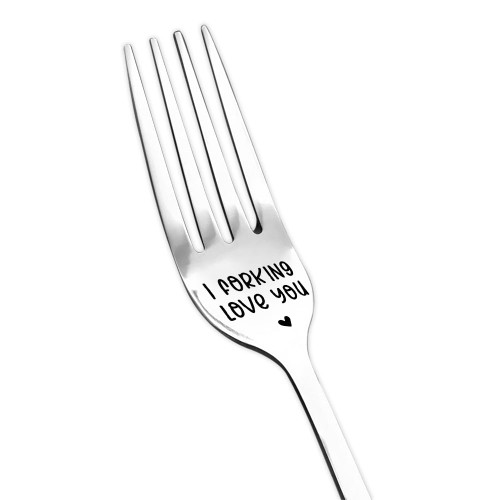 I Love You Gifts for Him Her Boyfriend Girlfriend I Forking Love You Fork Gifts for Dad Mom Wife Husband Anniversary Birthday Gifts for Fiance Fiancee Xmas Gifts for Women Men Son Daughter Friends