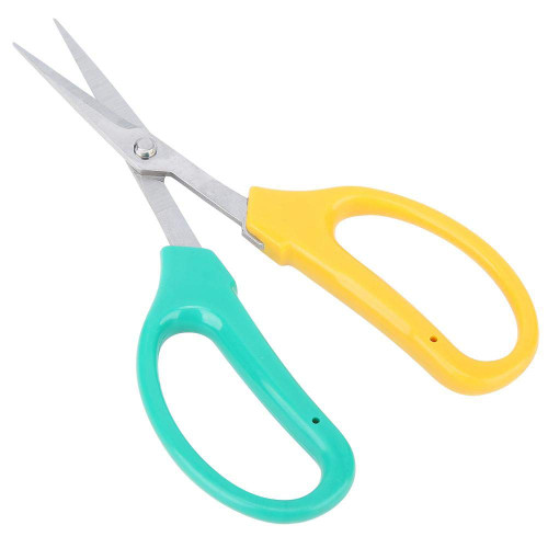 Curved Blade Grape Pruning Shears, Fruit Picking Scissors, Stainless Steel Bonsai Shears Gardening Supplies Garden Shears for Fruit Trees Gardens, Bonsai